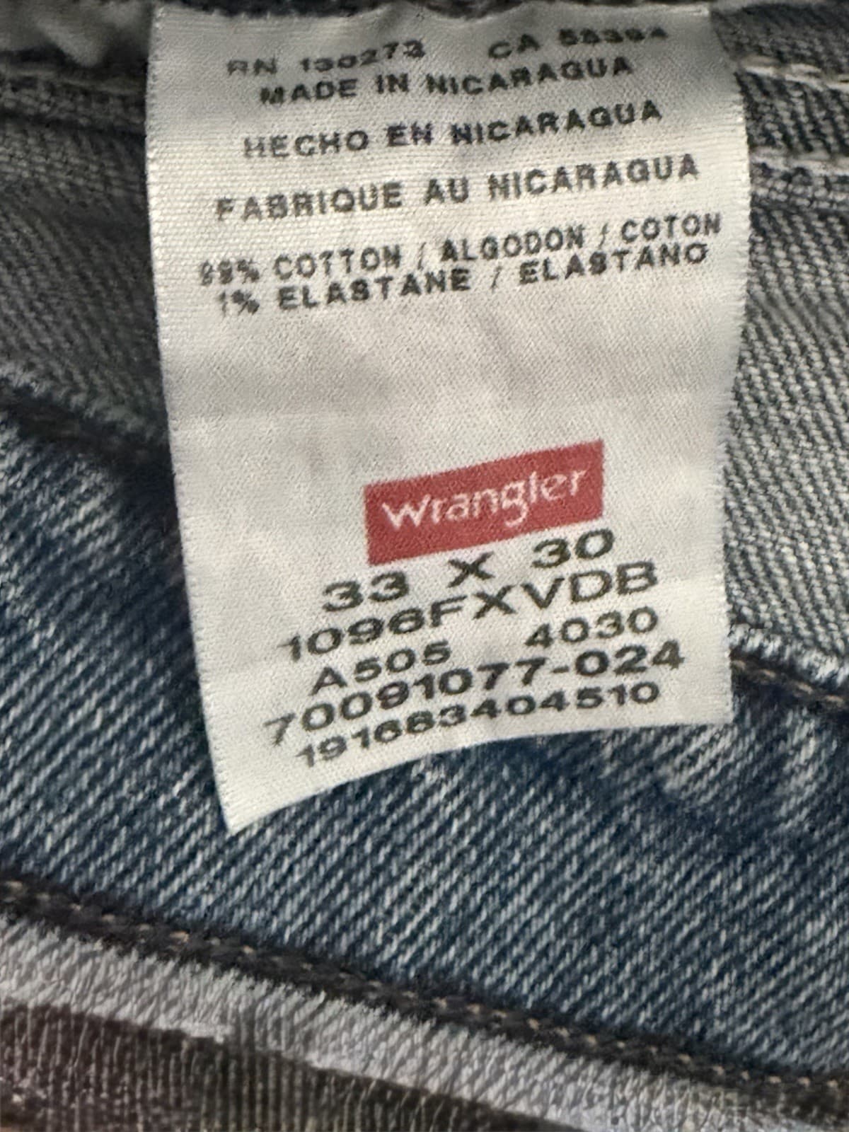 Wrangler premium quality jeans 33 X 30 - Thumbnail 3
