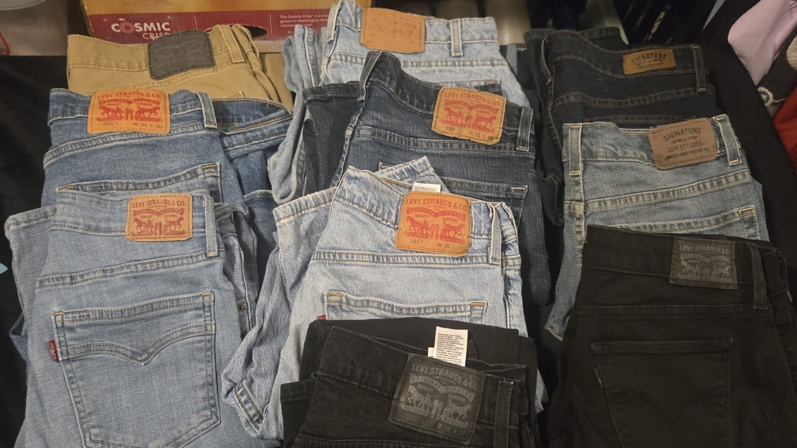 Levi’s Jeans Wholesale Lot of 10 Reseller Denim Bundle Mixed Sizes Men Women - Thumbnail 7