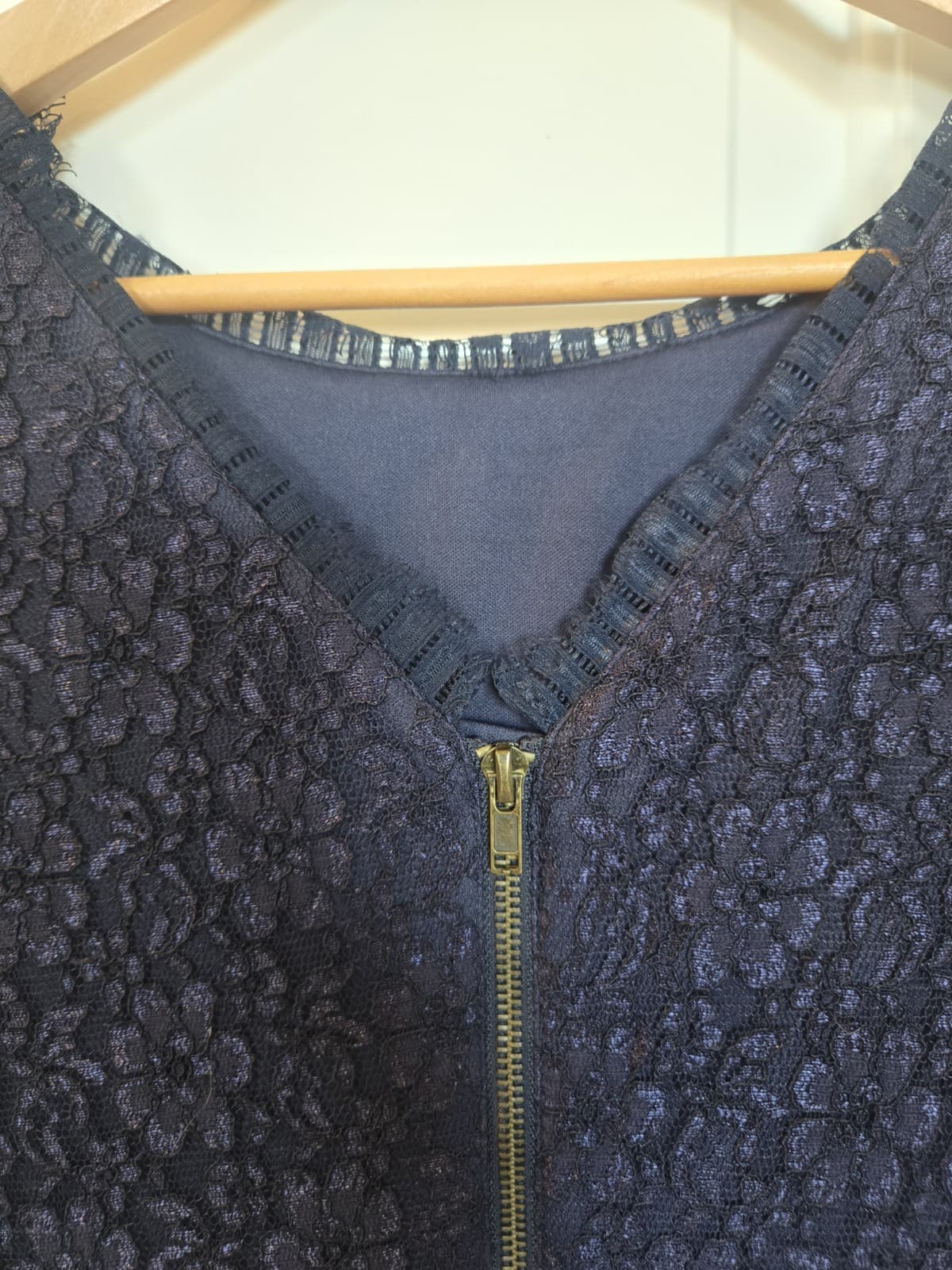 THML Navy Lace Dress Description (Size Small) - Thumbnail 15