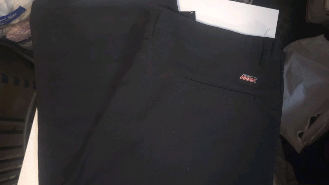 Dickies Work Pants – Black Canvas | W40 L32 - Thumbnail 4