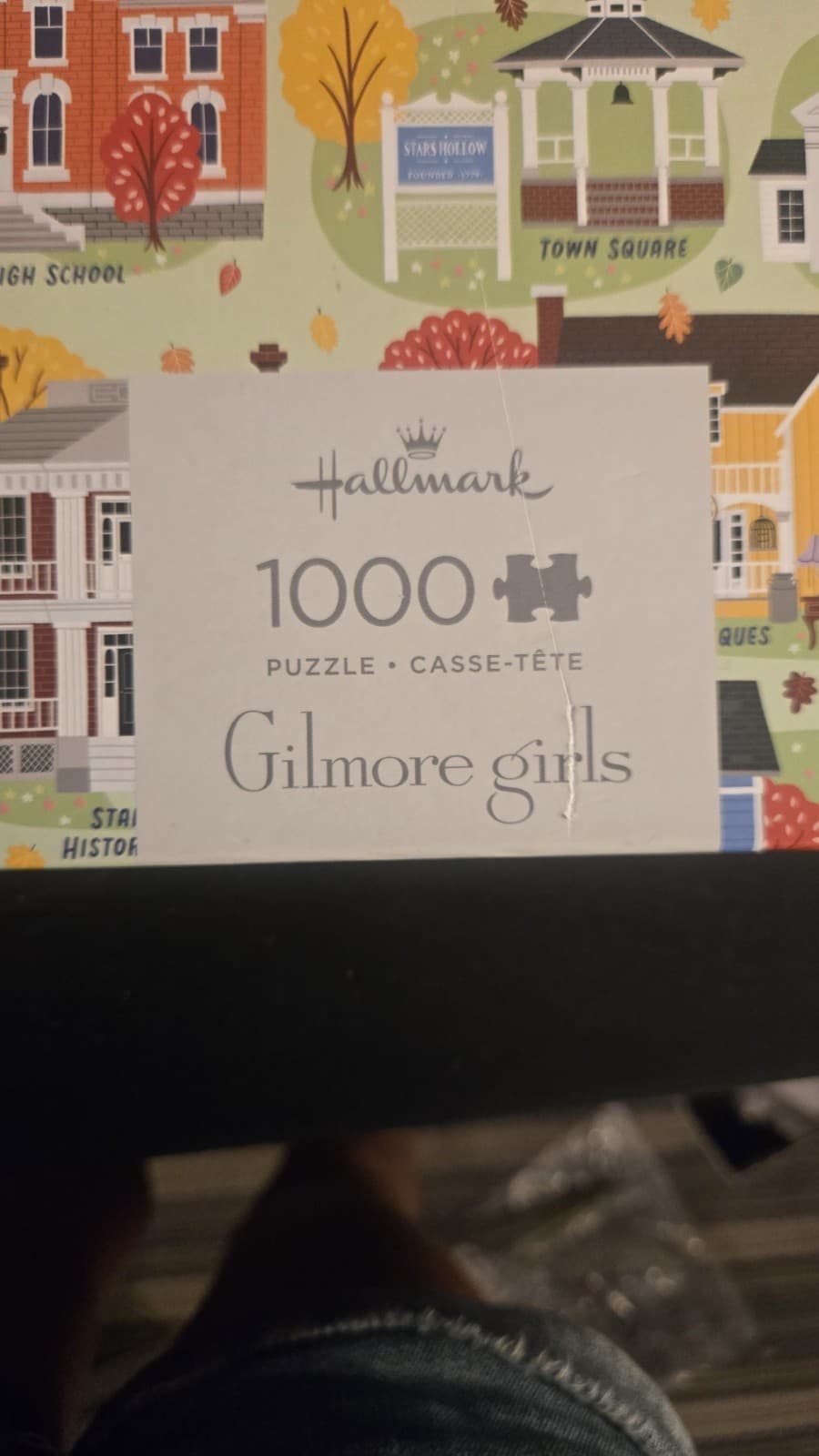 Gilmore Girls Stars Hollow Map Puzzle 1000 Piece Hallmark Gift - Thumbnail 4