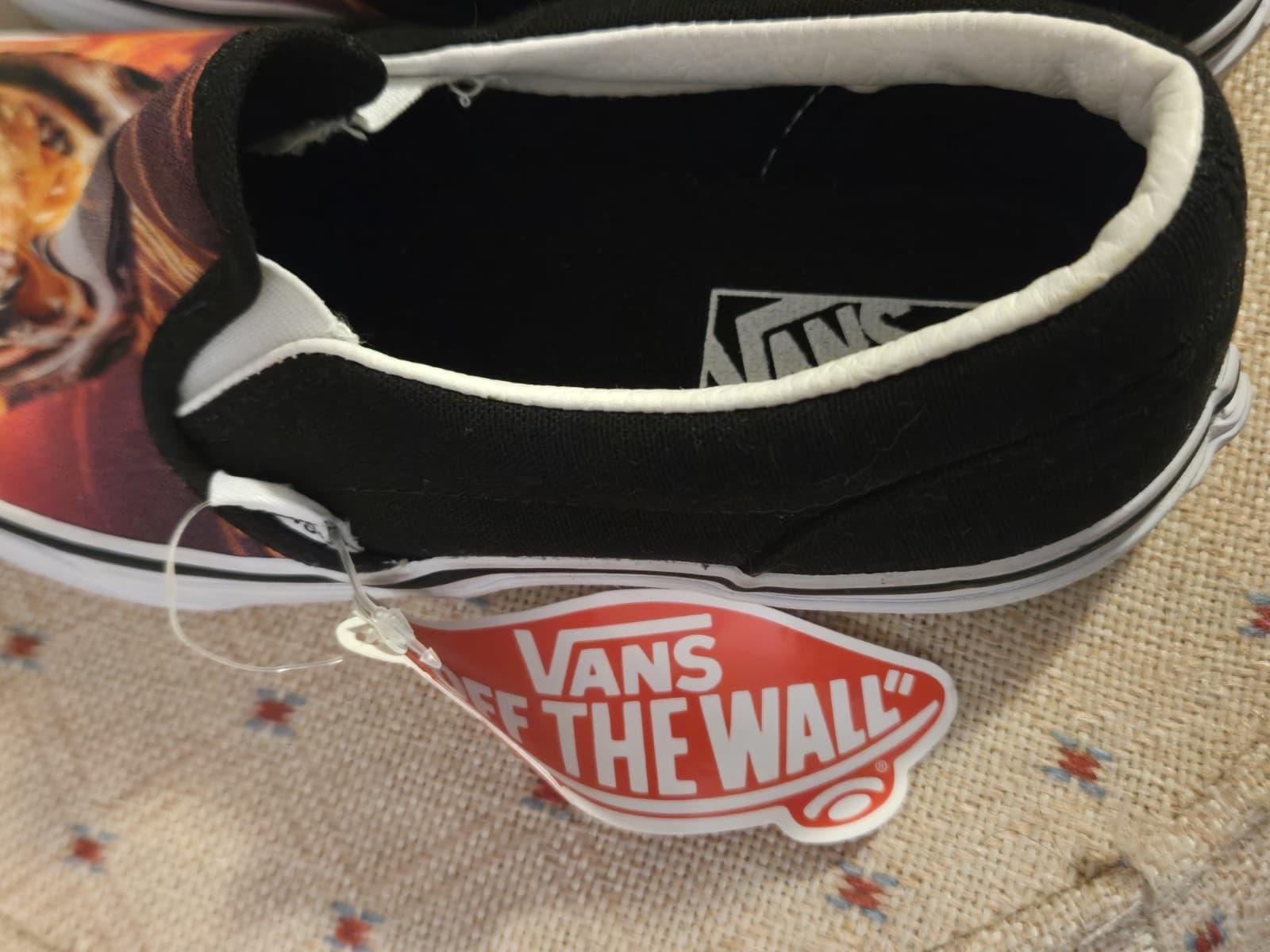 Vans Kids Jaws Shark Sunset Classic Slip On Sneakers 507698 Size 1.5 New - Thumbnail 6