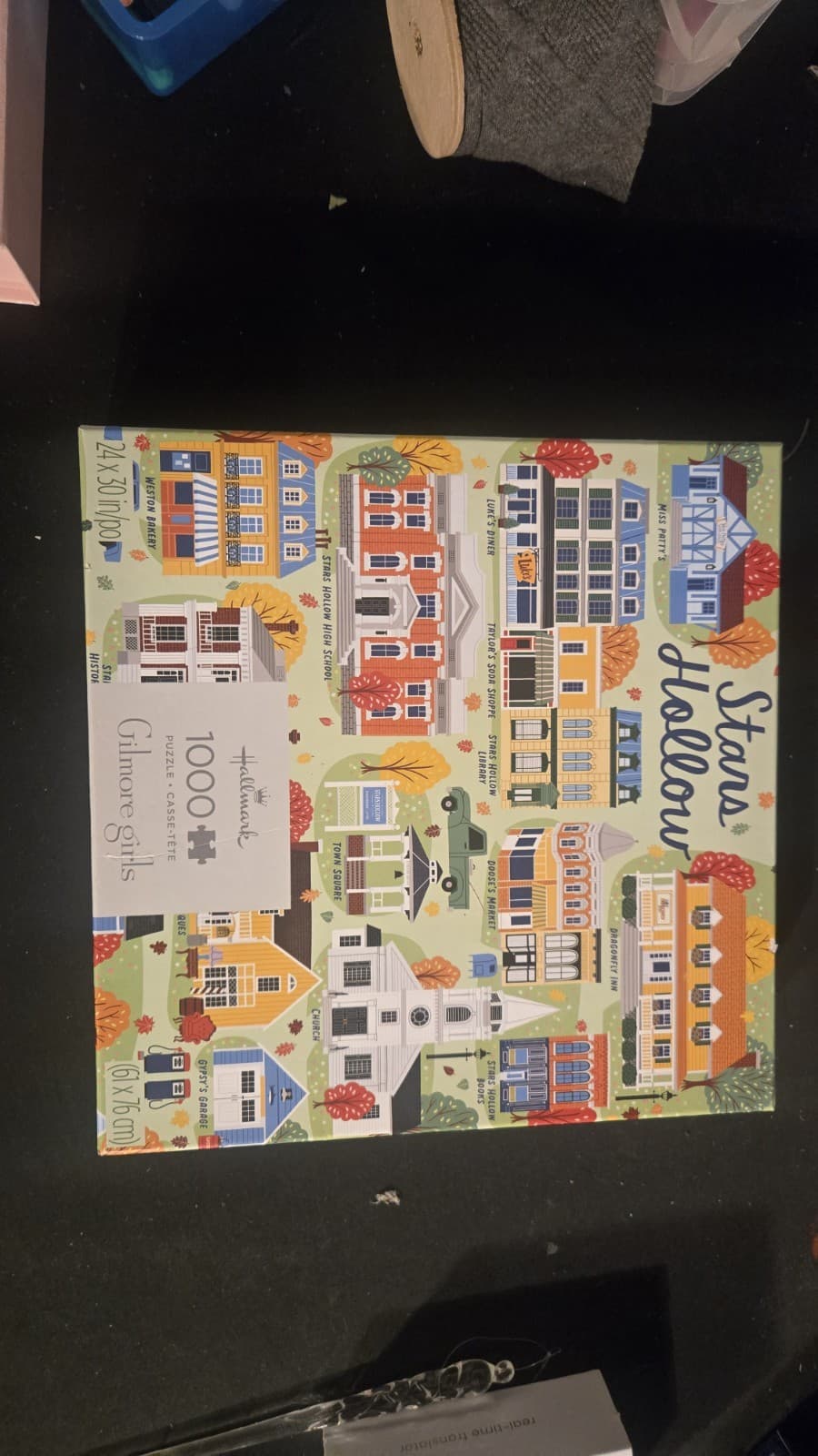 Gilmore Girls Stars Hollow Map Puzzle 1000 Piece Hallmark Gift - Thumbnail 6