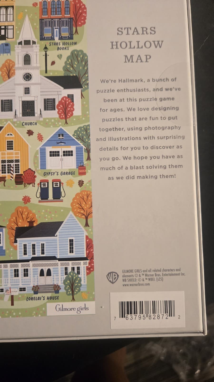 Gilmore Girls Stars Hollow Map Puzzle 1000 Piece Hallmark Gift - Thumbnail 9
