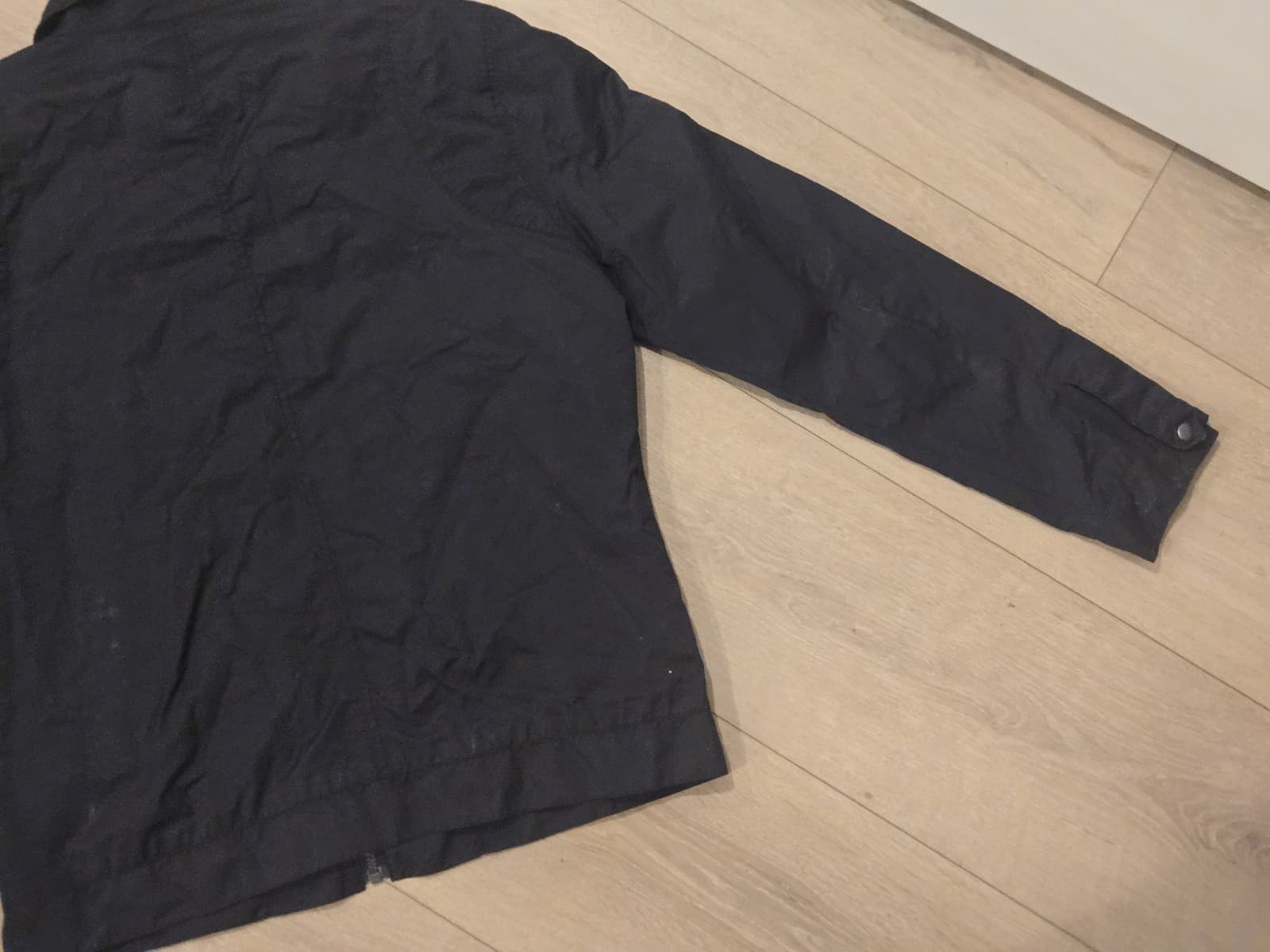 Calvin Klein Jeans Mens Large Black Zip Up Jacket Lightweight - Thumbnail 8