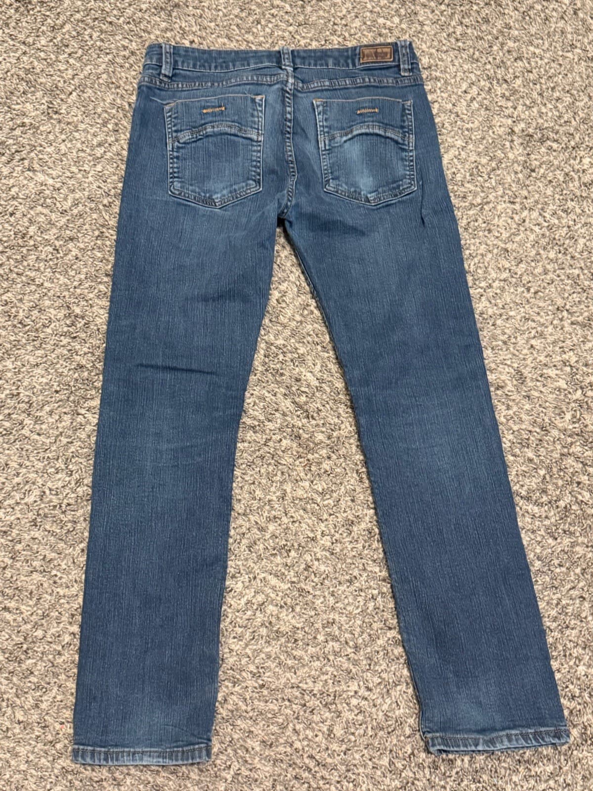 RSQ Jeans London Skinny Stretch Distressed Light Wash Denim Jeans Men’s 33x30 - Thumbnail 3