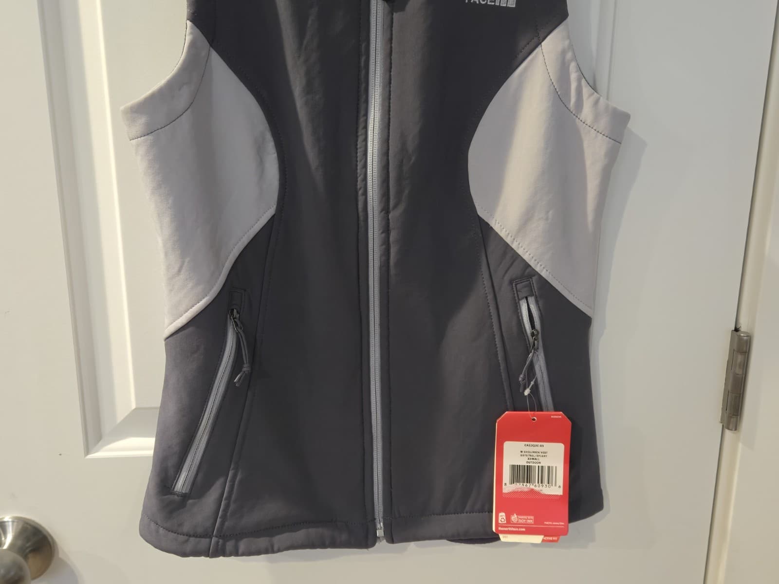 North Face Apex Vest Womens XS Blac Softshell Windbreaker Full Zip Flight Series - Thumbnail 3