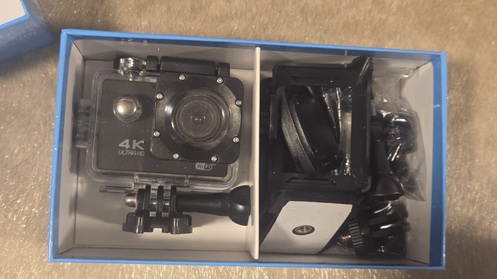 4K Ultra HD WiFi Action Camera Waterproof Case Mount Accessories Open Box - Thumbnail 4