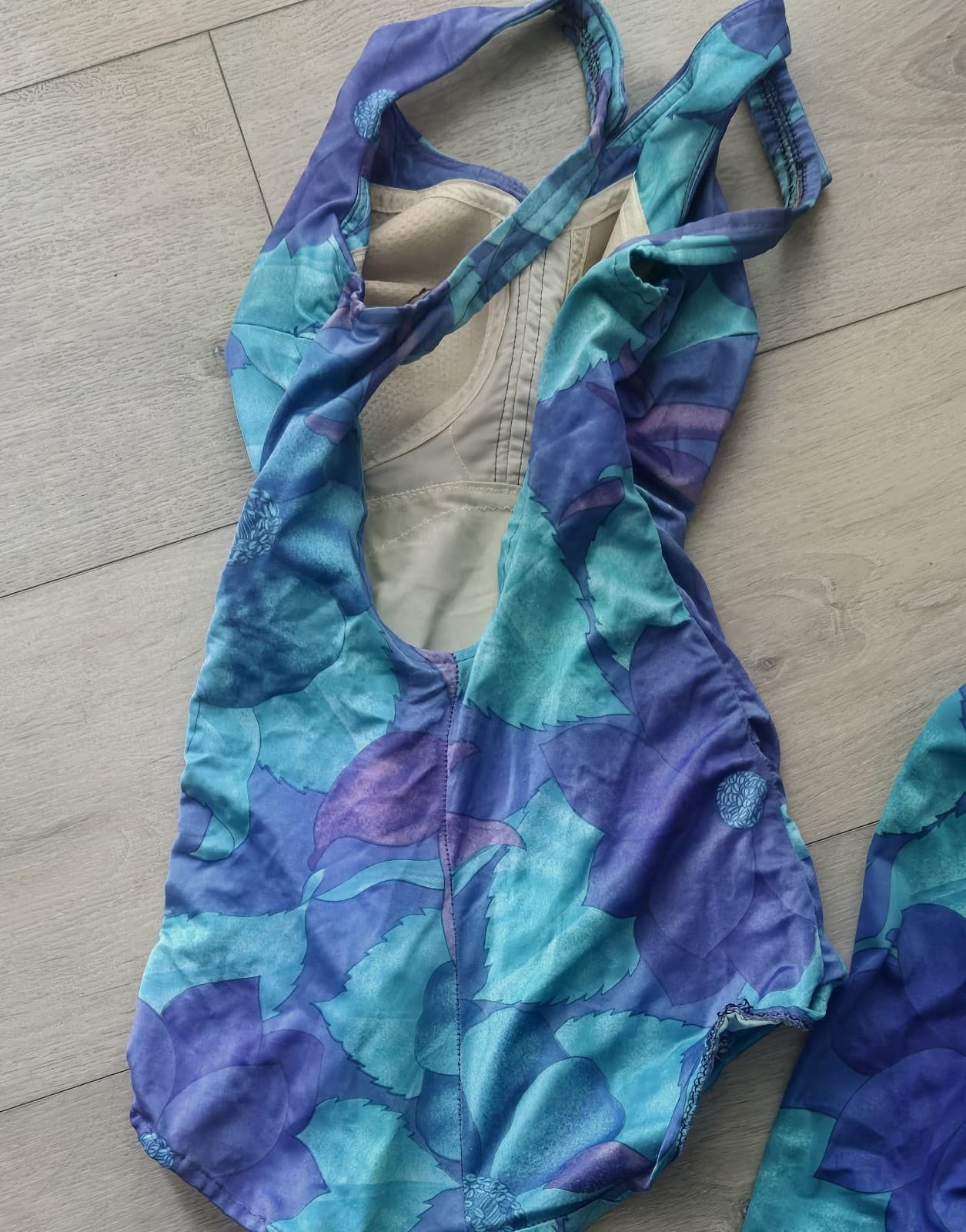 Vintage 1970s Roxanne Floral Swimdress & Matching Sarong Wrap 2-Piece Set - Thumbnail 9