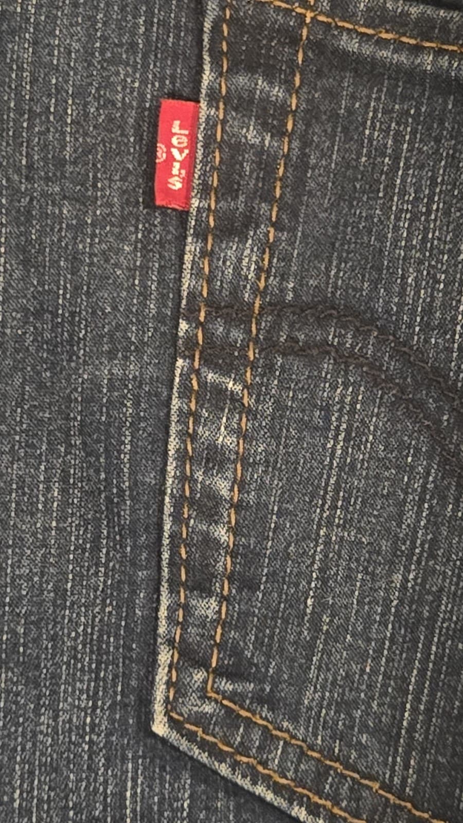Levi’s 505 Women’s Jeans Size 16 Straight Leg Stretch Medium Wash Denim EUC W135 - Thumbnail 5