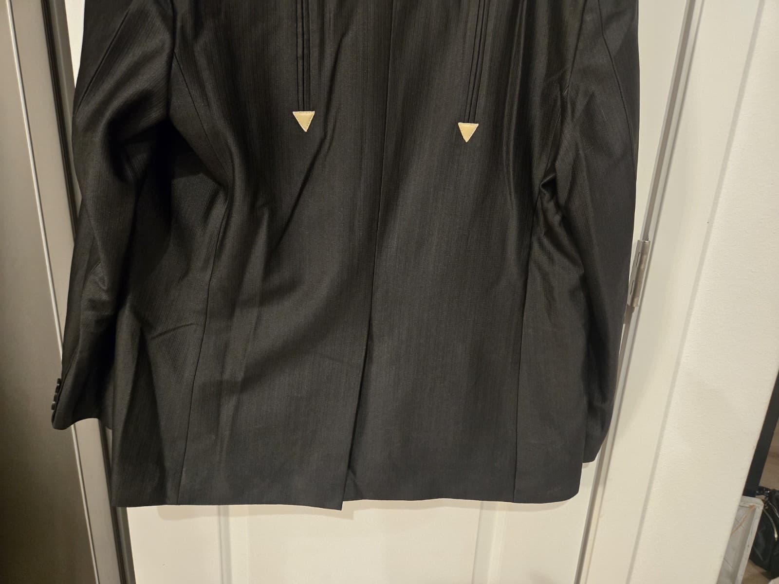 Sergio Vaducci Vintage Western Blazer Mens XL Black Tan Suit Jacket - Thumbnail 11