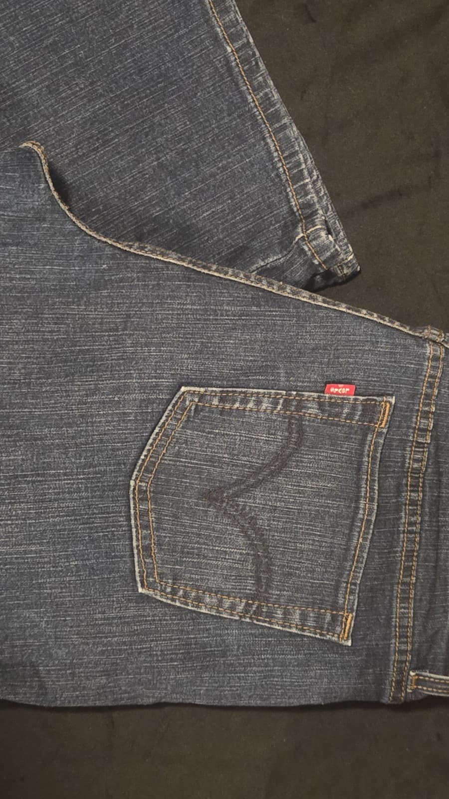 Levi’s 505 Women’s Jeans Size 16 Straight Leg Stretch Medium Wash Denim EUC W135 - Thumbnail 6