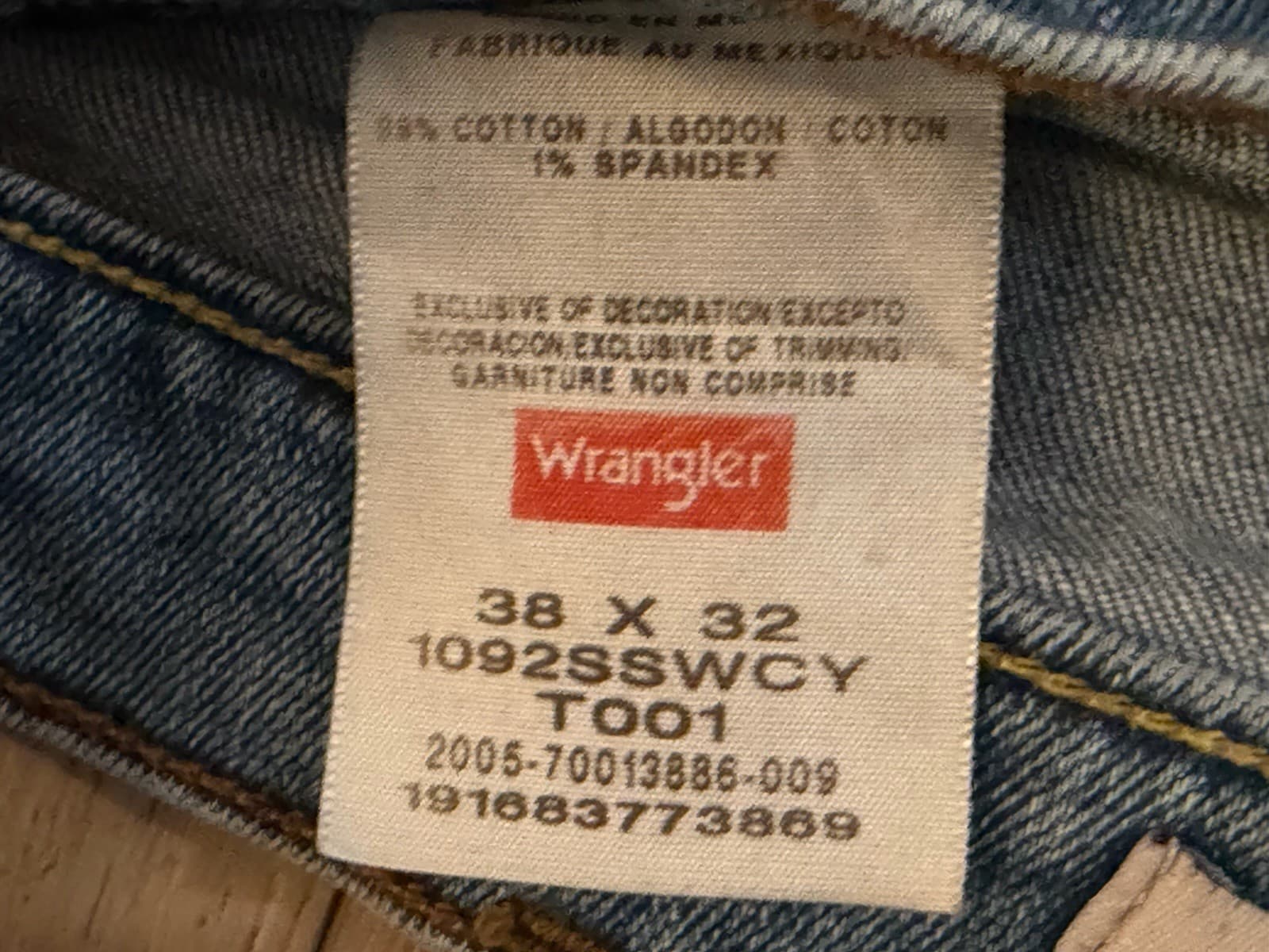 Wrangler Jeans Five Star Flex for Comfort Straight Leg 5-Pocket Zip (2 Szs) NEW - Thumbnail 2