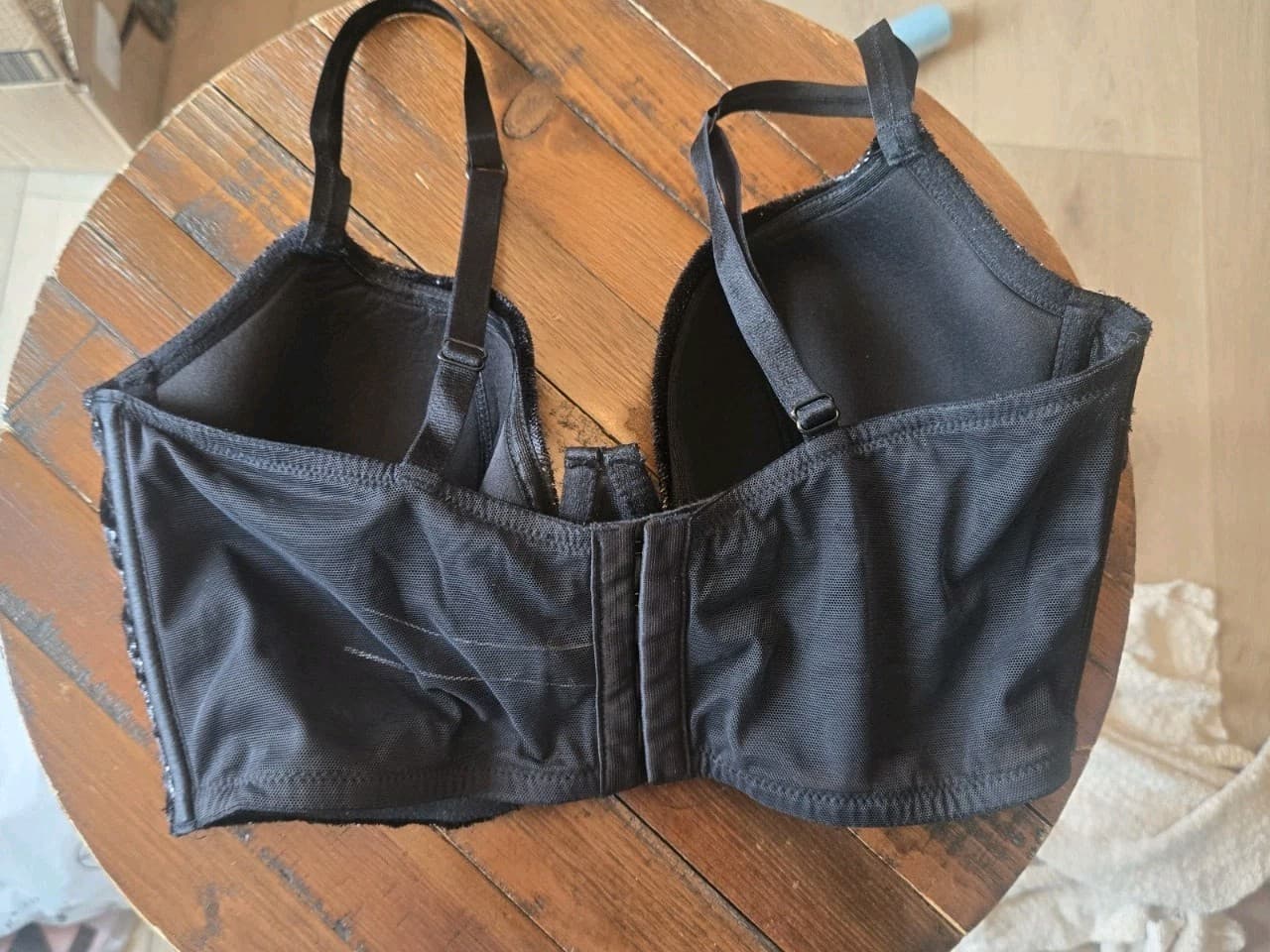 Victoria’s Secret Very Sexy Balconet Bra 36C Black Shimmer Metallic Underwire... - Thumbnail 6