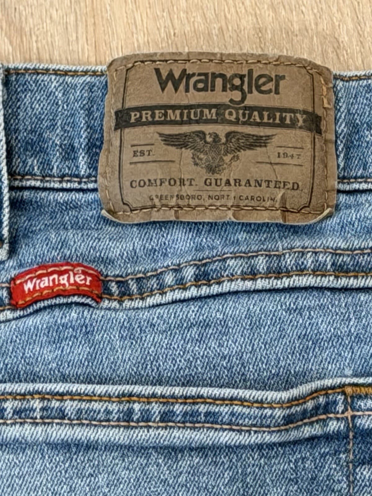 Wrangler Jeans Five Star Flex for Comfort Straight Leg 5-Pocket Zip (2 Szs) NEW - Thumbnail 4