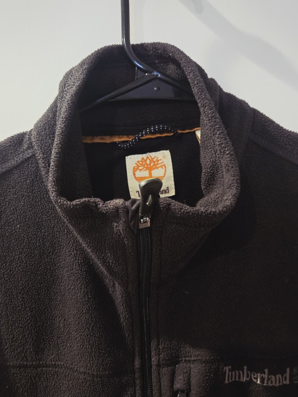 Timberland vest: Timberland fleece vest full zip brown outdoor hiking... - Thumbnail 6