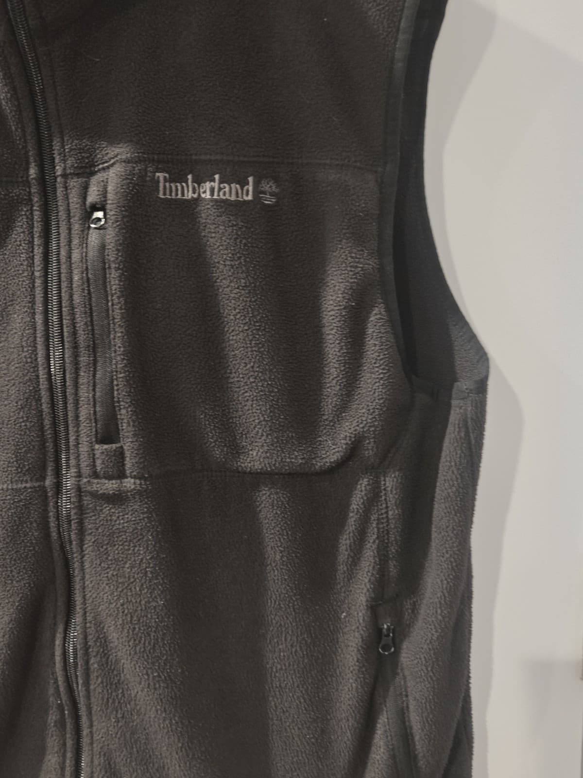 Timberland vest: Timberland fleece vest full zip brown outdoor hiking... - Thumbnail 4