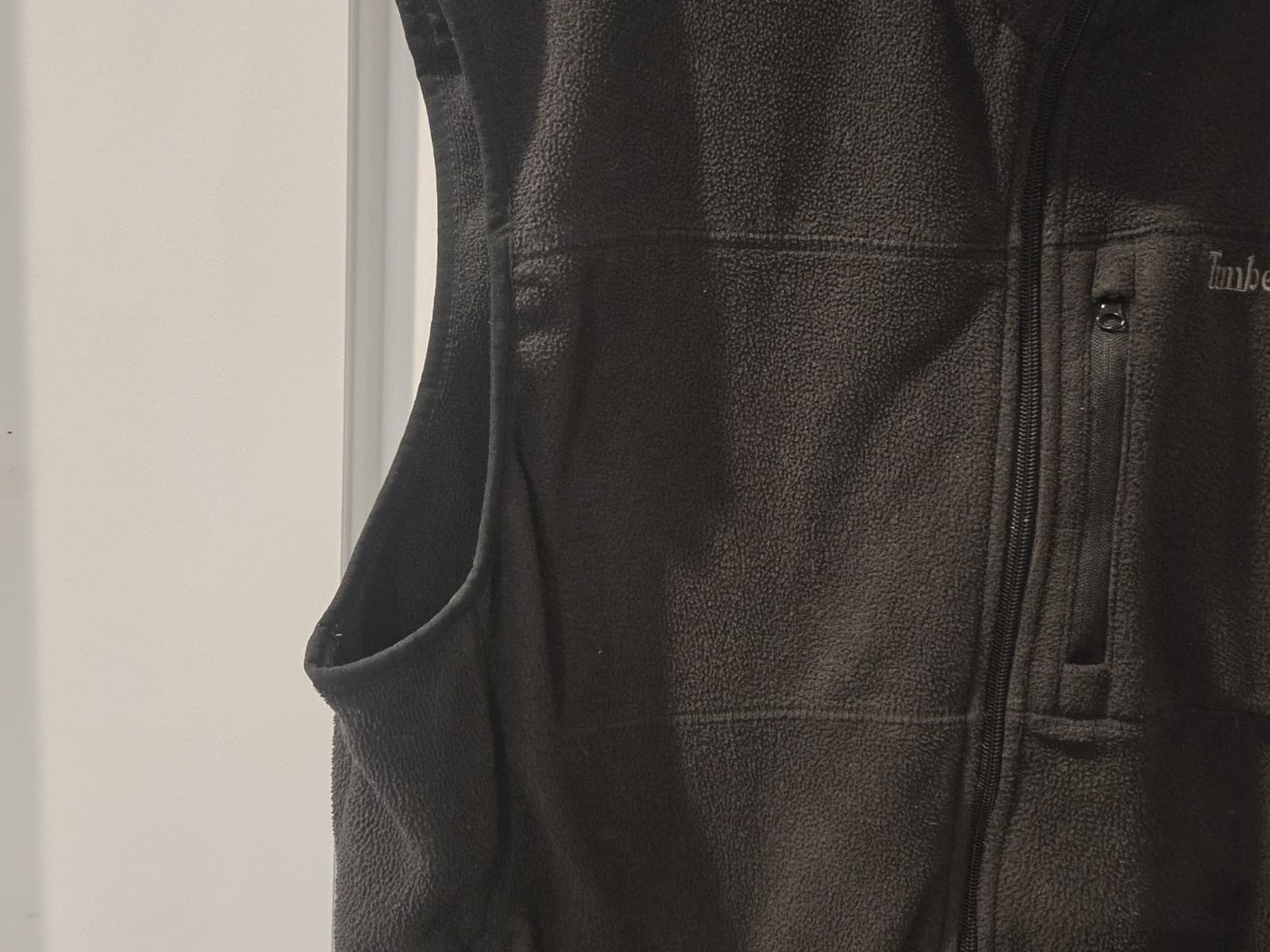 Timberland vest: Timberland fleece vest full zip brown outdoor hiking... - Thumbnail 3