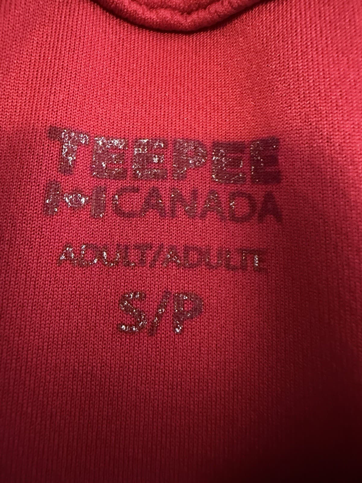 Red Banff Canada Youth S/P Hockey Jersey TeePee Stitched - Thumbnail 2