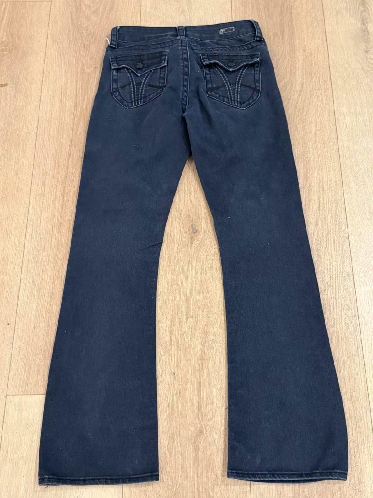 KUT from the Kloth Natalie Jeans Women’s 4 High Rise Bootcut Black Stretch Denim - Thumbnail 4