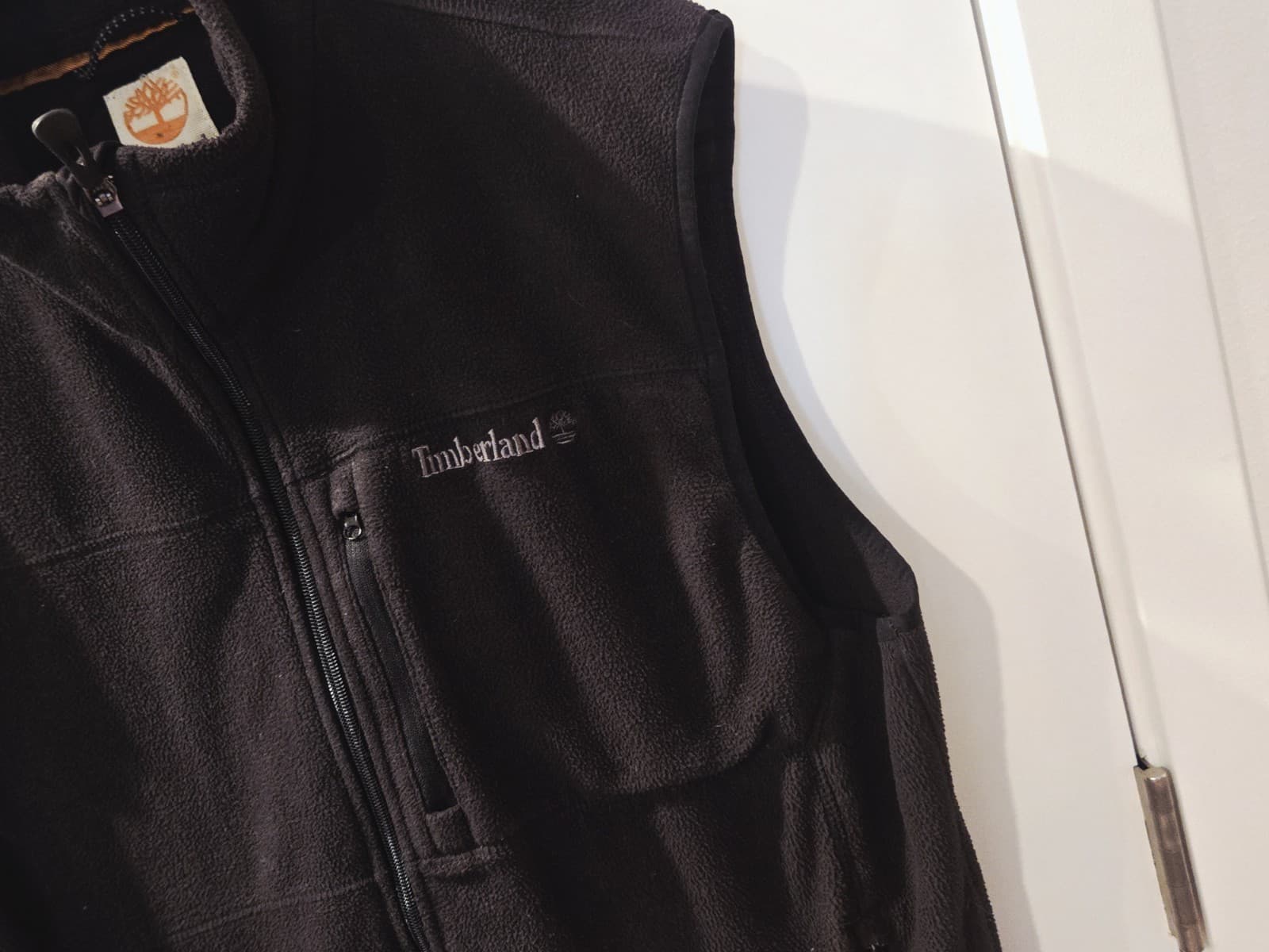 Timberland vest: Timberland fleece vest full zip brown outdoor hiking... - Thumbnail 2