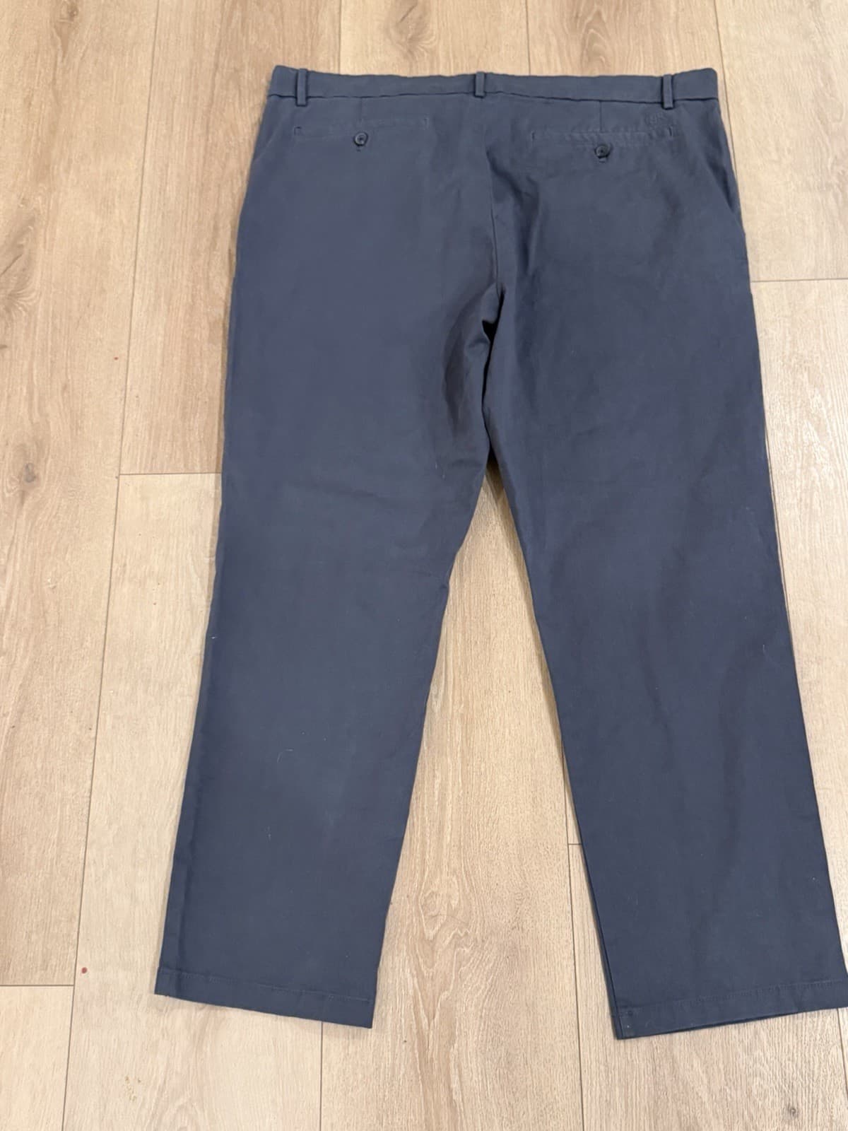 Banana Republic Men’s Chino Pants Straight Slim Fit Gray 40x30 - Thumbnail 3