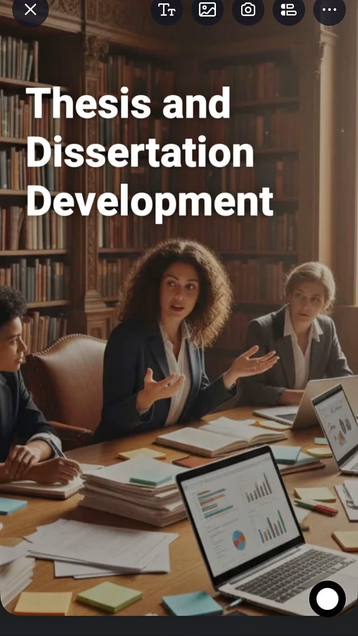 Thesis and Dissertation Development Poster