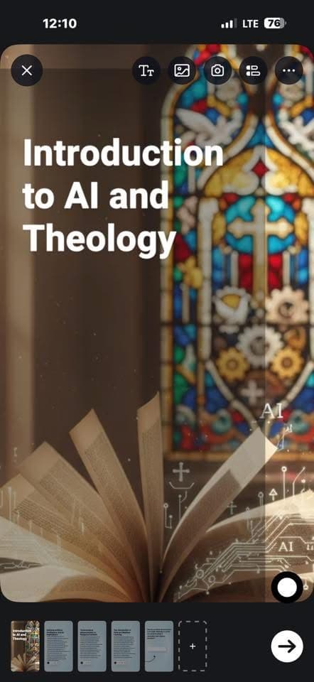 Introduction to AI and Theology Book