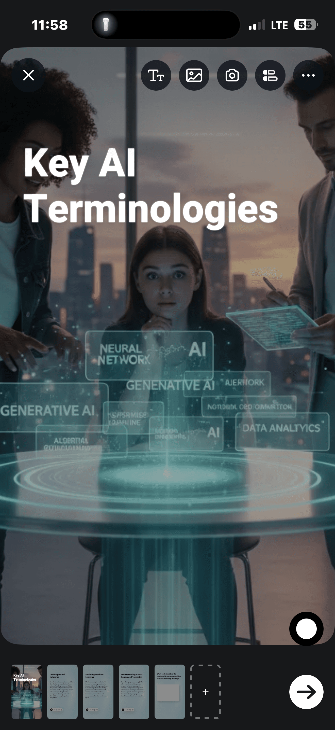 AI Terminology Educational Slides