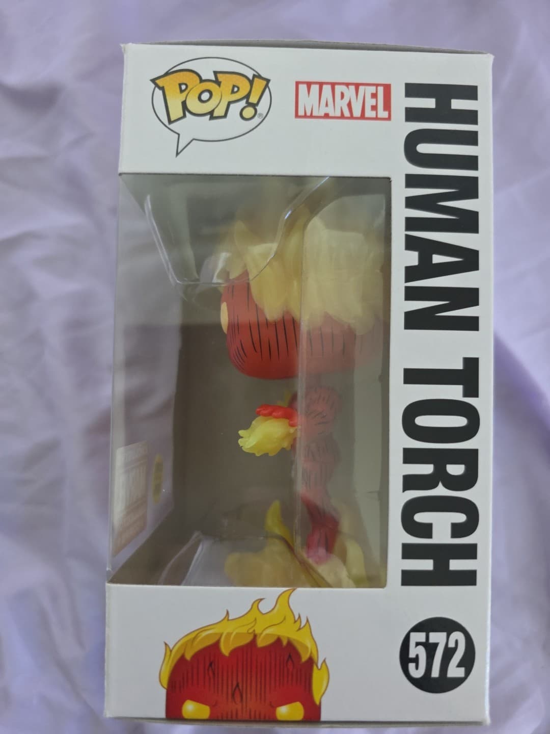 Fantastic Four Human Torch Funko Pop! Marvel Collector Corps Exclusive #572 - Thumbnail 2