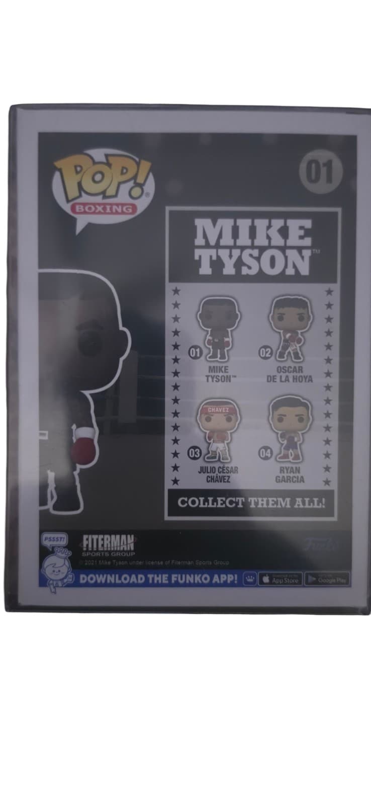 RARE: Mike Tyson Funko Pop 01 Signed: JSA, Fiterman Sports Certified - Thumbnail 4