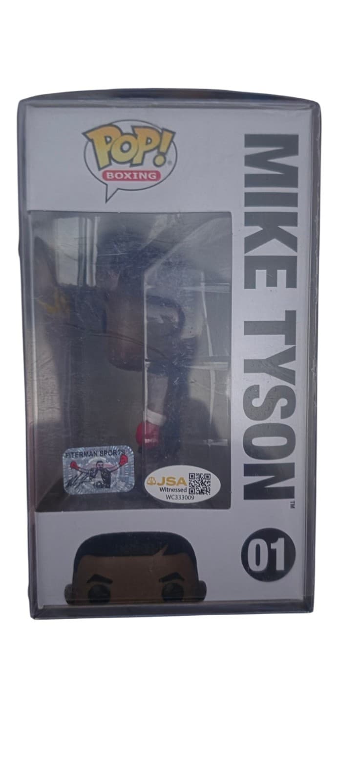 RARE: Mike Tyson Funko Pop 01 Signed: JSA, Fiterman Sports Certified - Thumbnail 6
