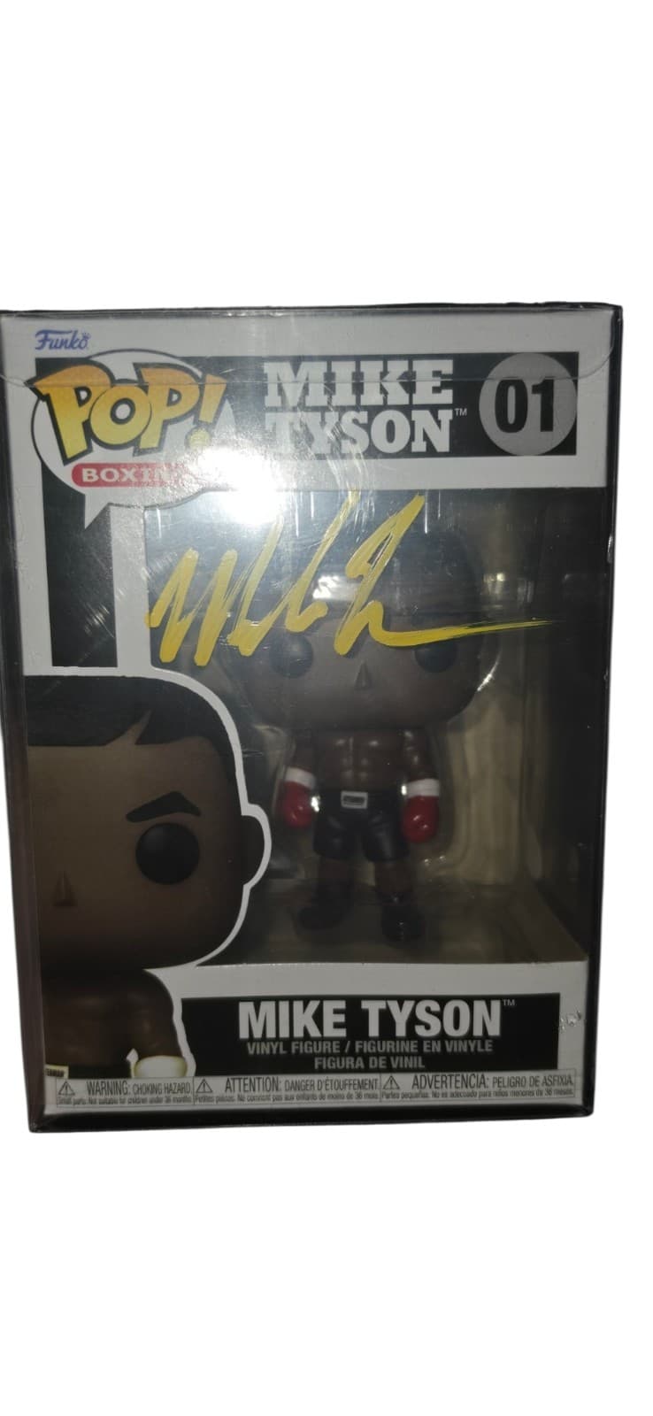 RARE: Mike Tyson Funko Pop 01 Signed: JSA, Fiterman Sports Certified - Thumbnail 8