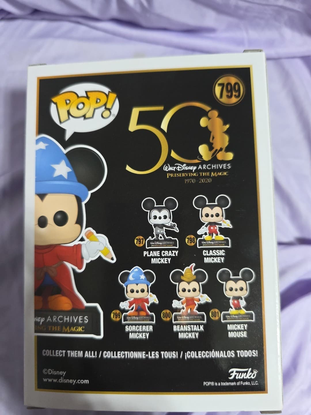 Funko Pop! Vinyl: Disney - Sorcerer Mickey #799 - Thumbnail 3