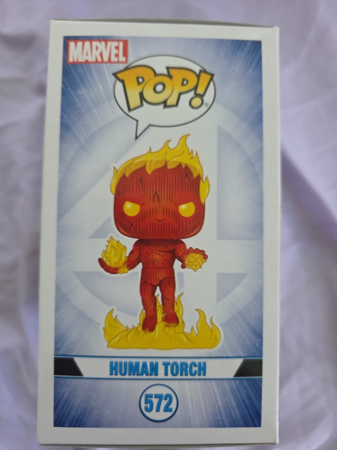 Fantastic Four Human Torch Funko Pop! Marvel Collector Corps Exclusive #572 - Thumbnail 4