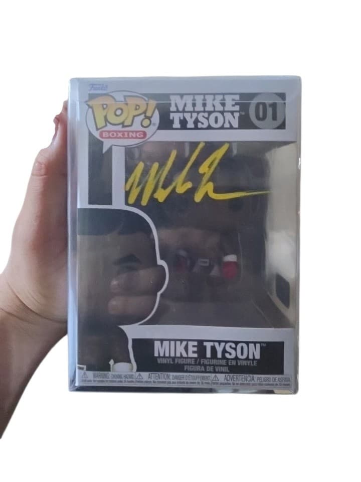RARE: Mike Tyson Funko Pop 01 Signed: JSA, Fiterman Sports Certified - Thumbnail 9