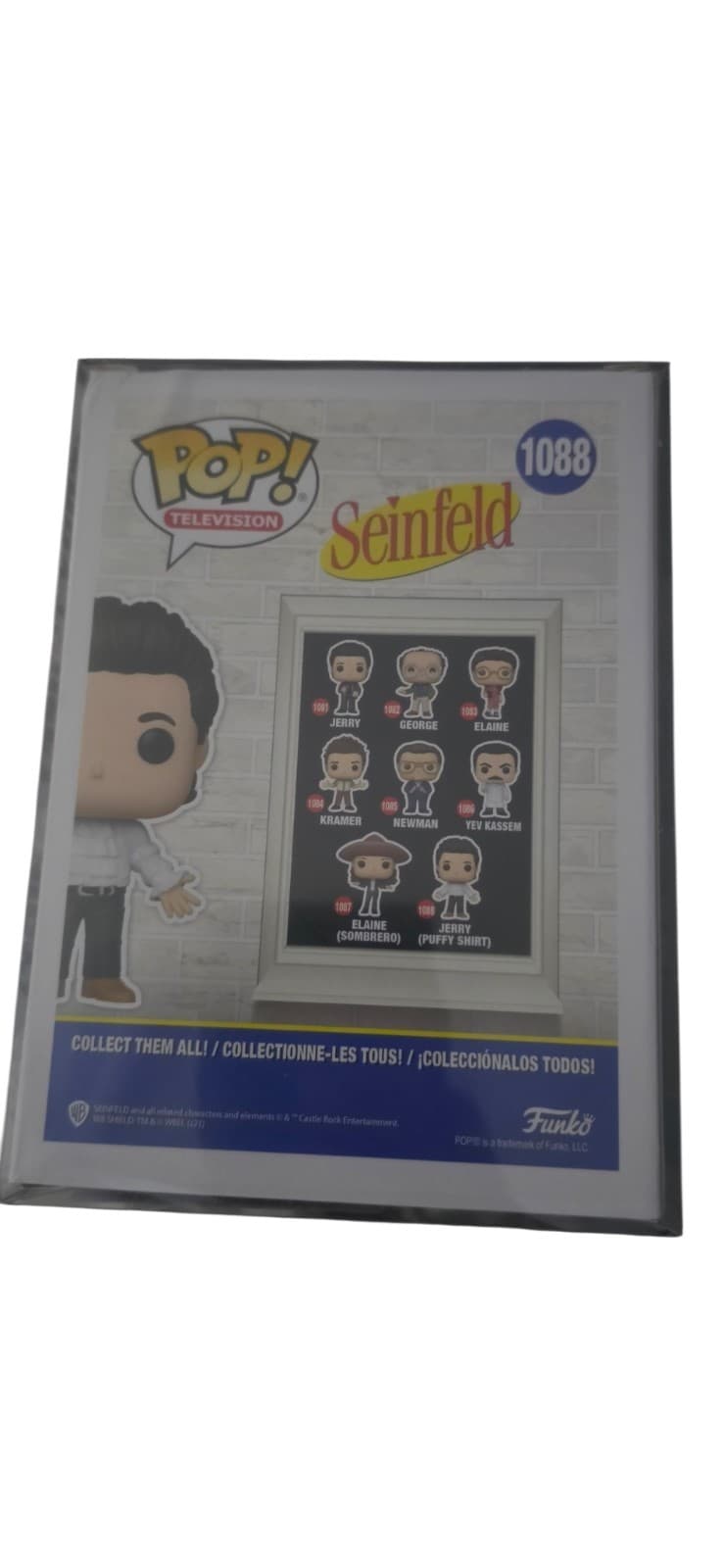 Jerry Seinfeld Signed Autographed Seinfeld Funko Pop All World Memorabilia - Thumbnail 3