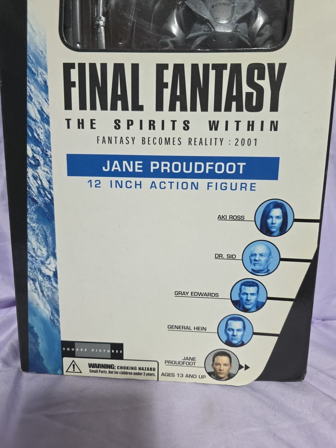 Final Fantasy The Spirits Within Jane Proudfoot 12” Action Figure Used in box - Thumbnail 6