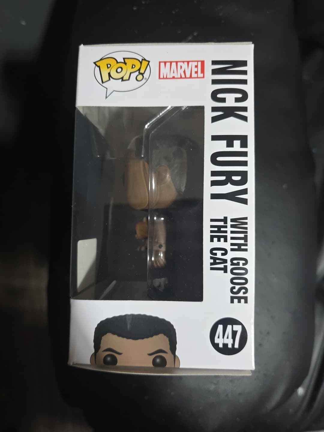 Funko Pop! Vinyl: Marvel - Nick Fury w/ Goose the Cat - Amazon (Exclusive) #447 - Thumbnail 2