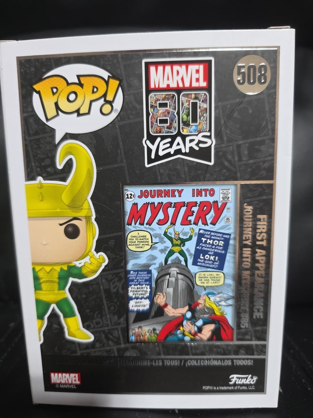 Funko POP! Marvel 80 Years LOKI #508 Collector Corps Exclusive - Thumbnail 3