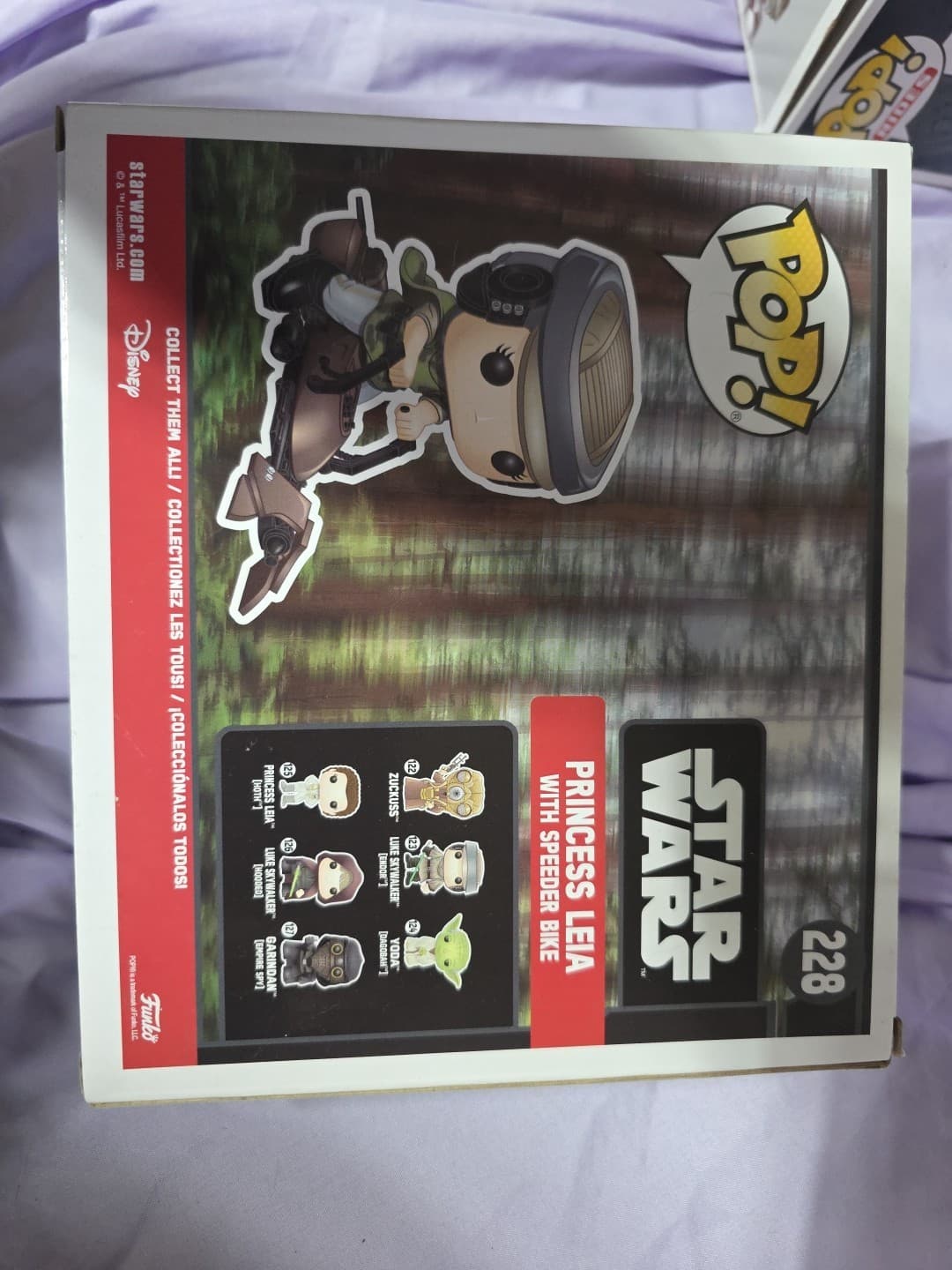 Funko Multiple: Star Wars - Princess Leia with Speeder Bike #228 - Thumbnail 5