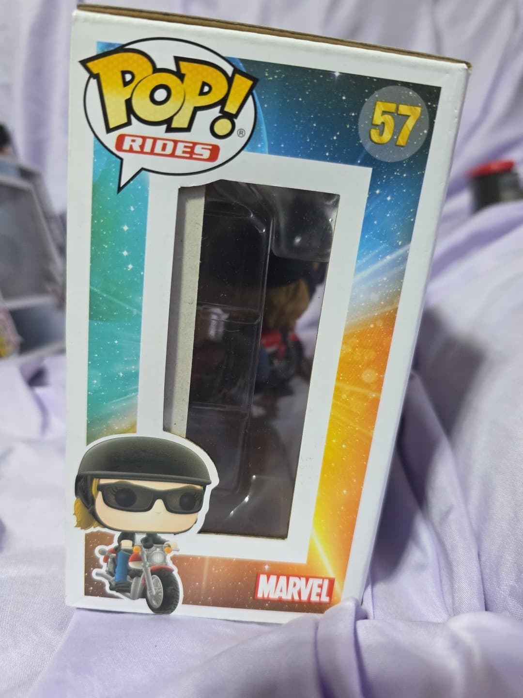 Funko Pop! Rides: Marvel - Carol Danvers on Motorcycle #57 - Thumbnail 3