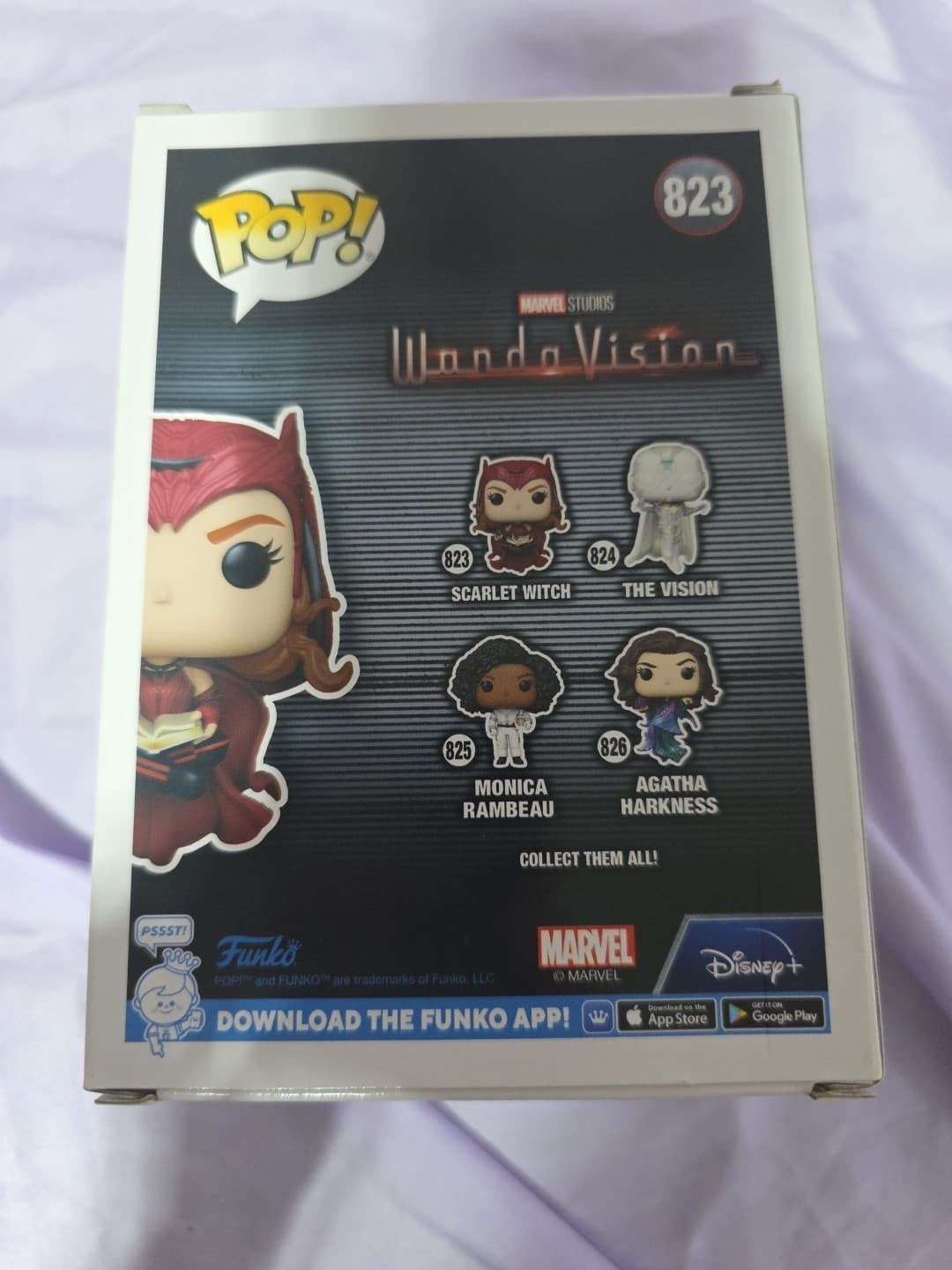 Funko Pop! Vinyl: Marvel - Scarlet Witch (Translucent) (Glitter) - Amazon... - Thumbnail 3