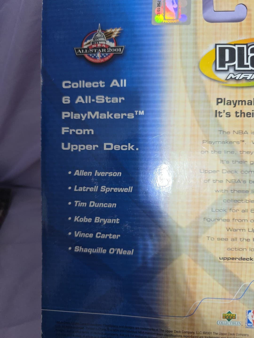Official Limited Edition NBA Play Makers Lakers Kobe Bryant w/ Collectible Card - Thumbnail 5