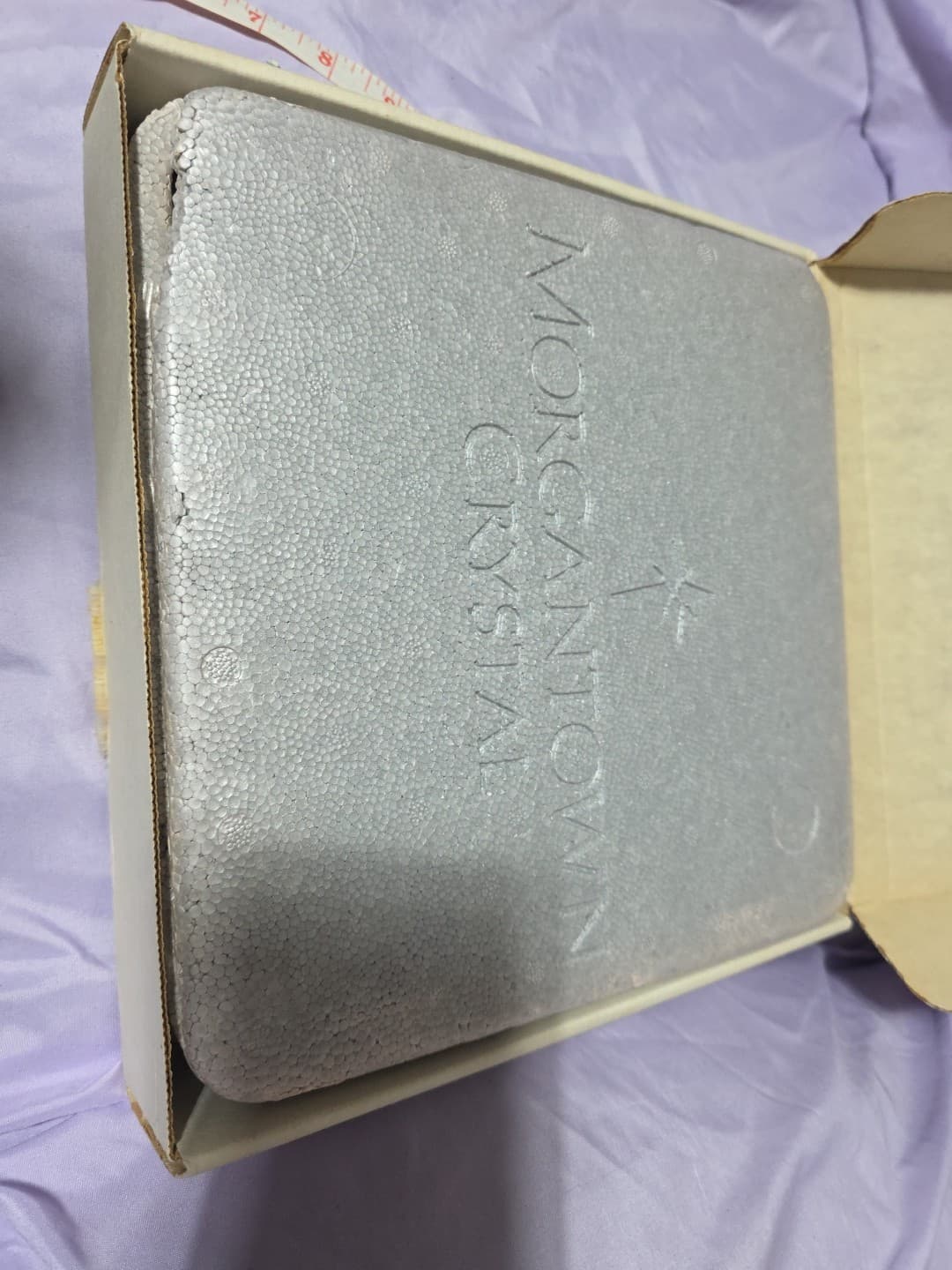 Morgantown Crystal Plate Star of Bethlehem Shepherds in the Field 1989 - Thumbnail 6
