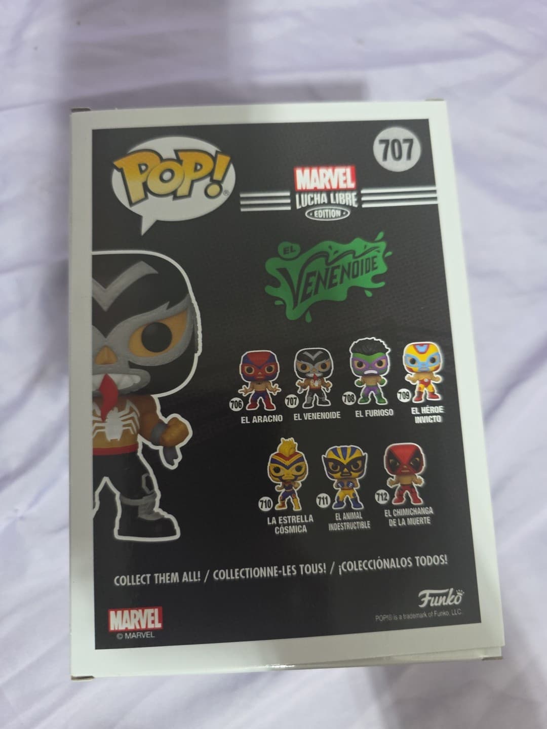 Funko Pop! El Venenoide Marvel Venom Lucha Libre Vinyl Figure - Thumbnail 3
