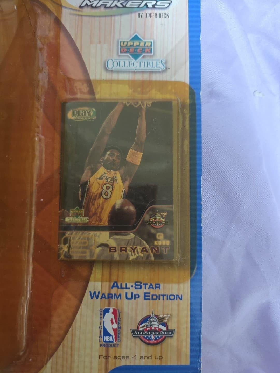 Official Limited Edition NBA Play Makers Lakers Kobe Bryant w/ Collectible Card - Thumbnail 6