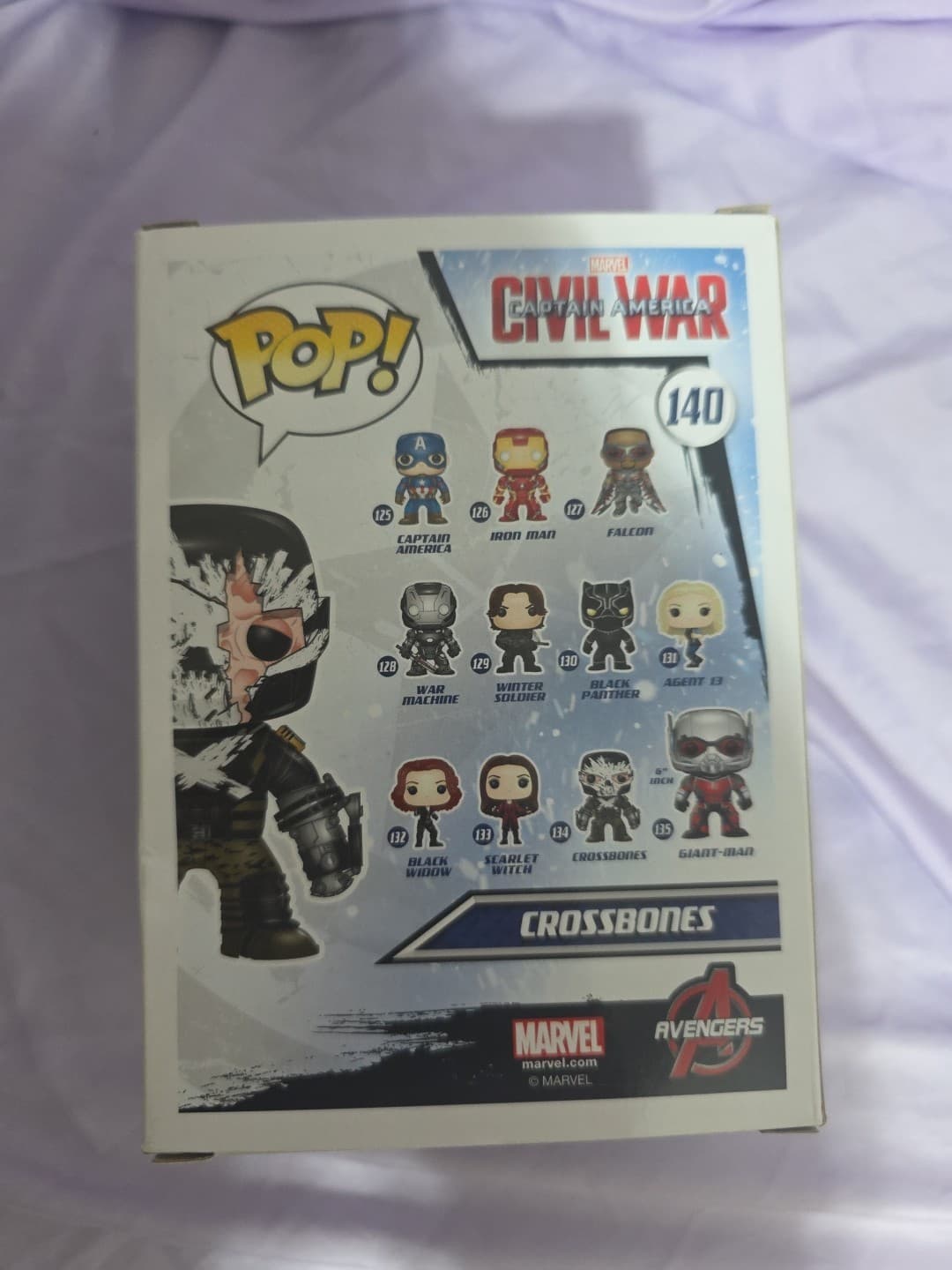 Funko Pop! Vinyl: Marvel - Crossbones (w/ Cracked Mask) - Target (Exclusive)... - Thumbnail 3