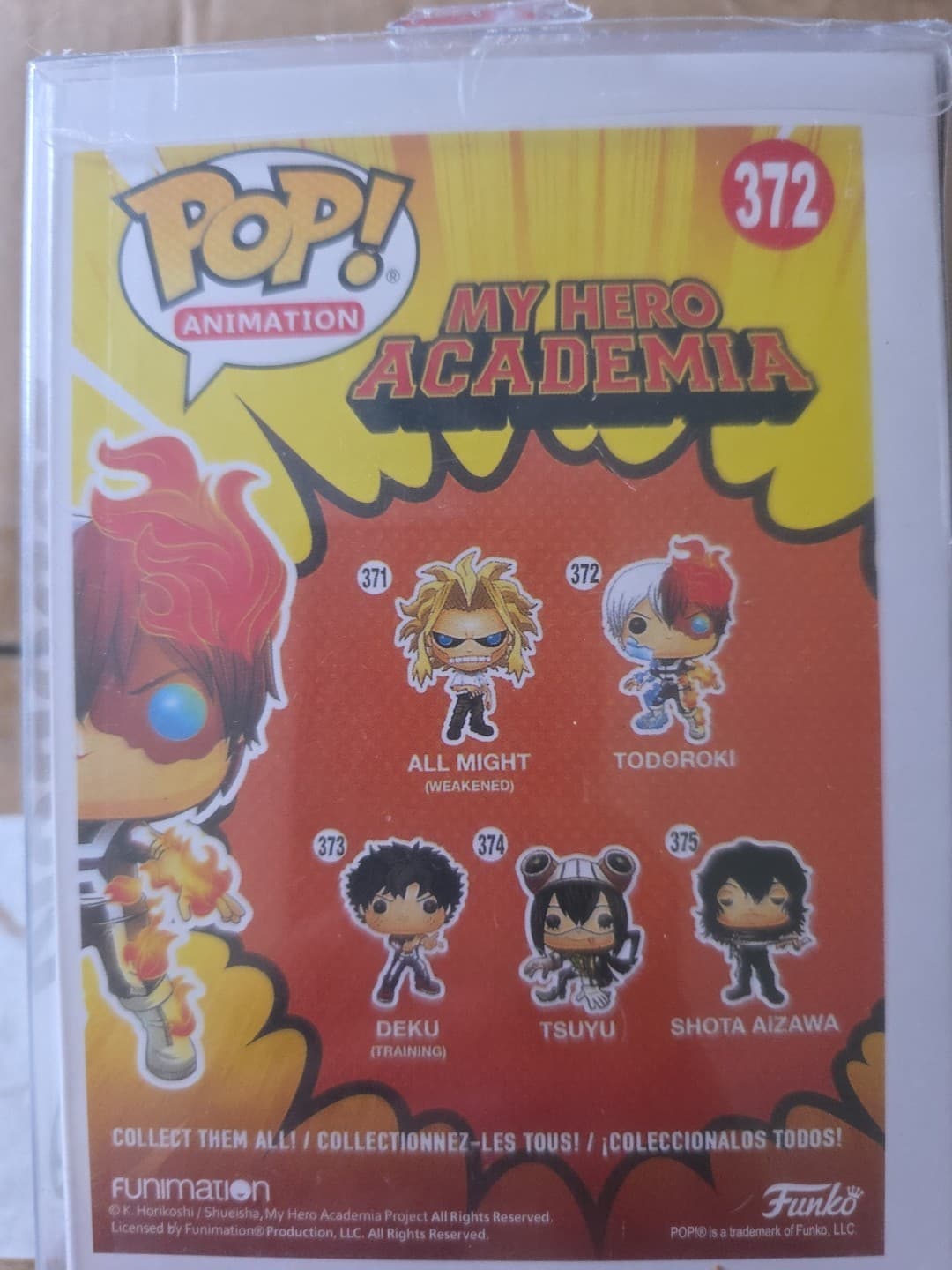 My Hero Academia Todoroki # 372 With Plastic Protector - Thumbnail 3