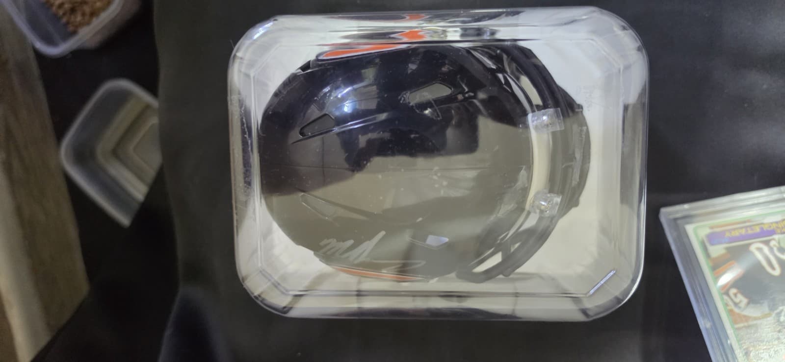 Mike Singletary Signed Autographed Chicago Bears Speed Mini Helmet JSA Wit. COA - Thumbnail 14